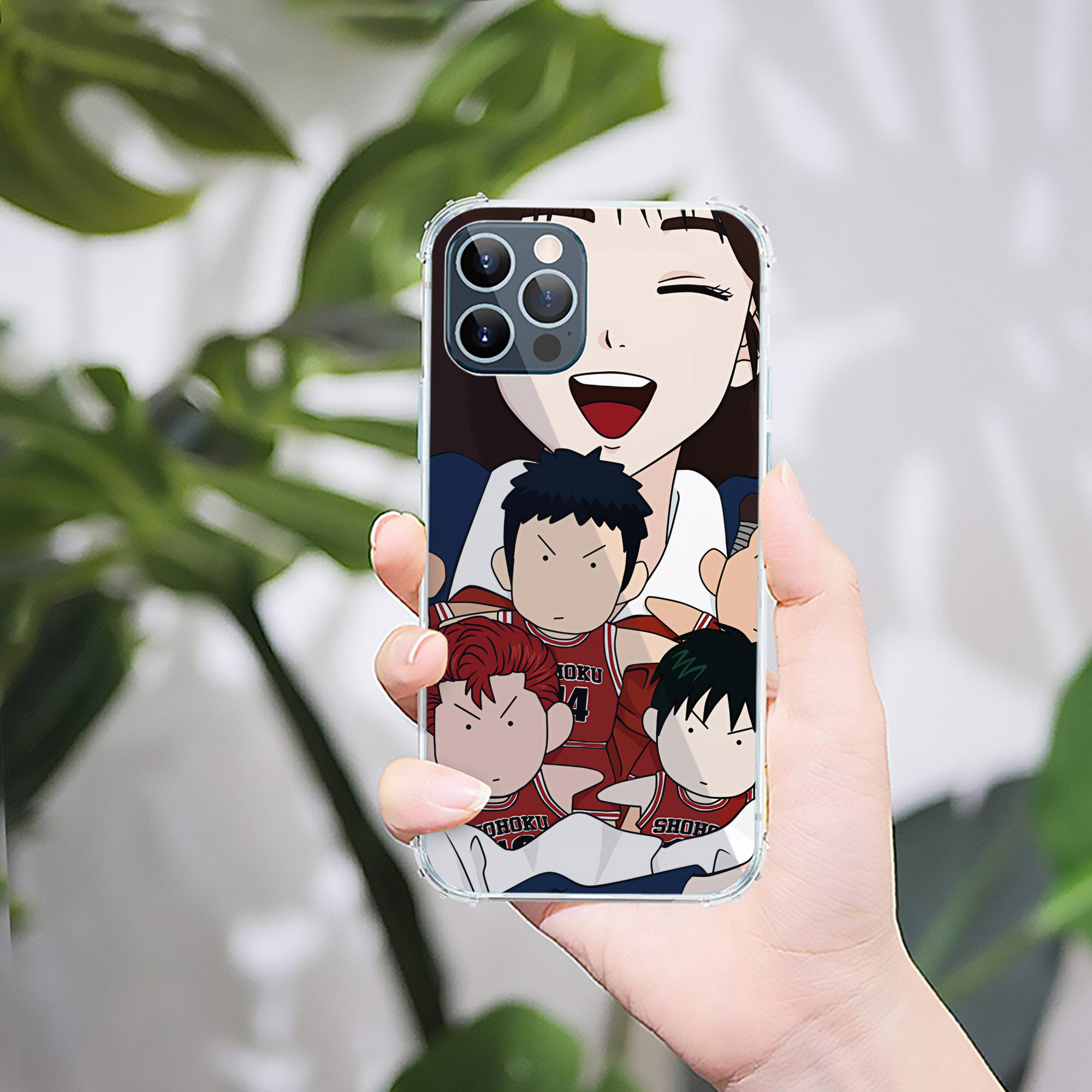 （画像用） SLAM DUNK／スラムダンク 【iPhone 12シリーズ対応】透明スマホケース（クリアソフトケース）